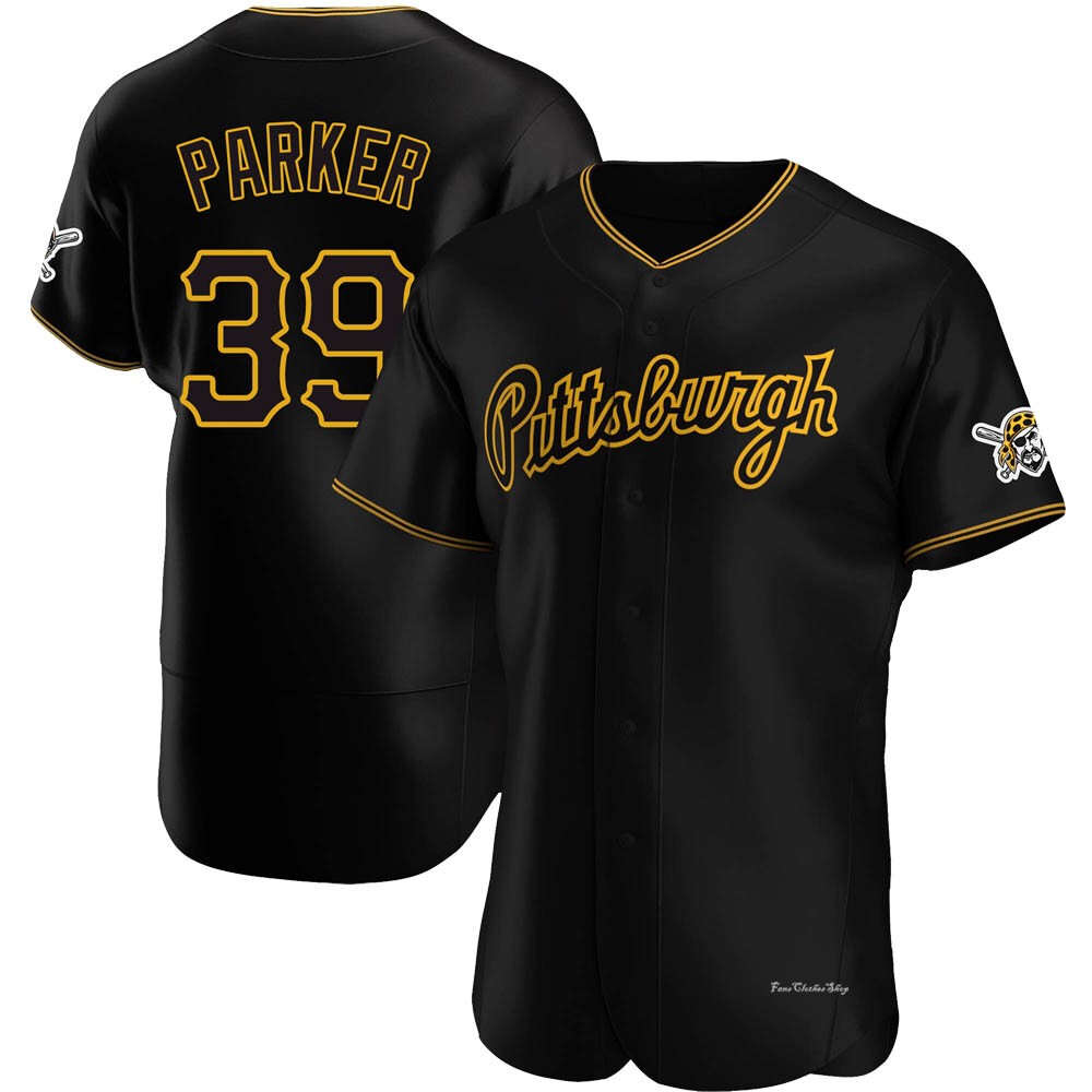 Men's Dave Parker Pittsburgh Pirates Authentic Black Alternate Team Jersey