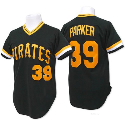 Men's Dave Parker Pittsburgh Pirates Replica Black Throwback Jersey