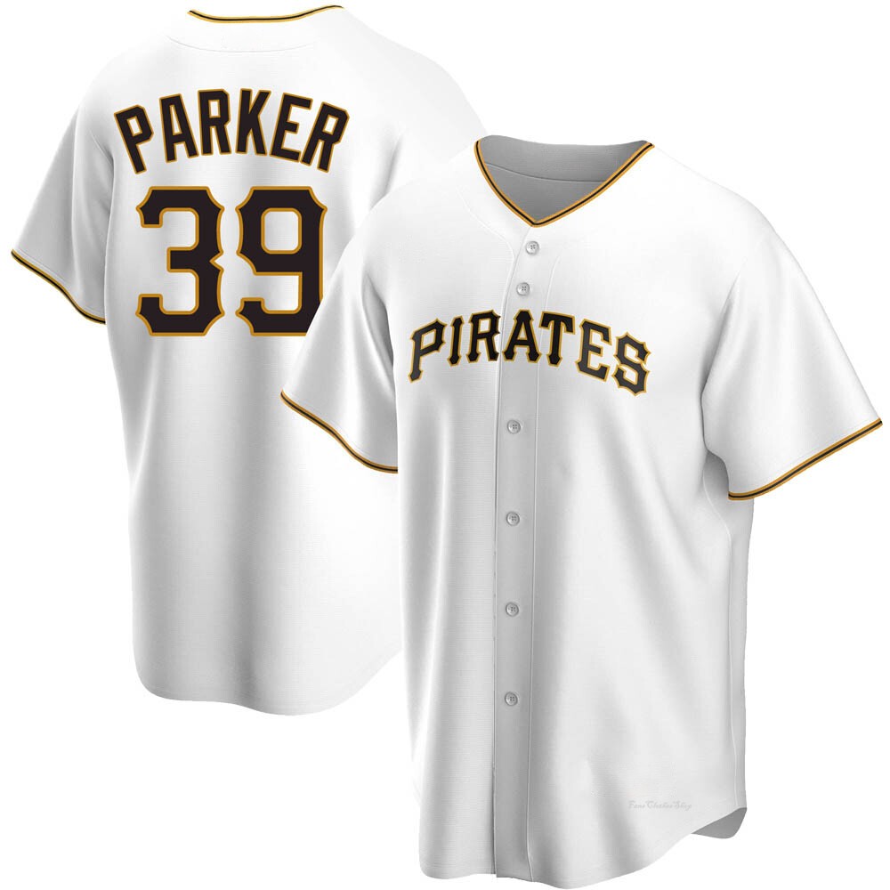 Men's Dave Parker Pittsburgh Pirates Replica White Home Jersey