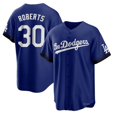 Men's Dave Roberts Los Angeles Dodgers Replica Royal 2021 City Connect Jersey