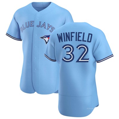 Men's Dave Winfield Toronto Blue Jays Authentic Blue Powder Alternate Jersey