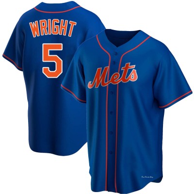 Men's David Wright New York Mets Replica Royal Alternate Jersey