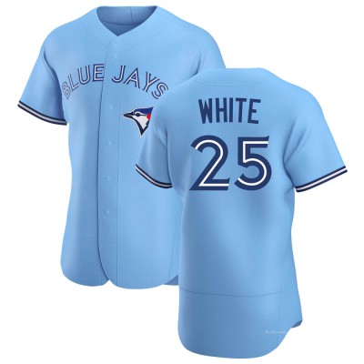 Men's Devon White Toronto Blue Jays Authentic Blue Powder Alternate Jersey