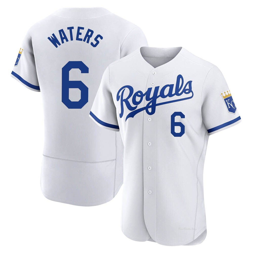 Men's Drew Waters Kansas City Royals Authentic White 2022 Home Jersey