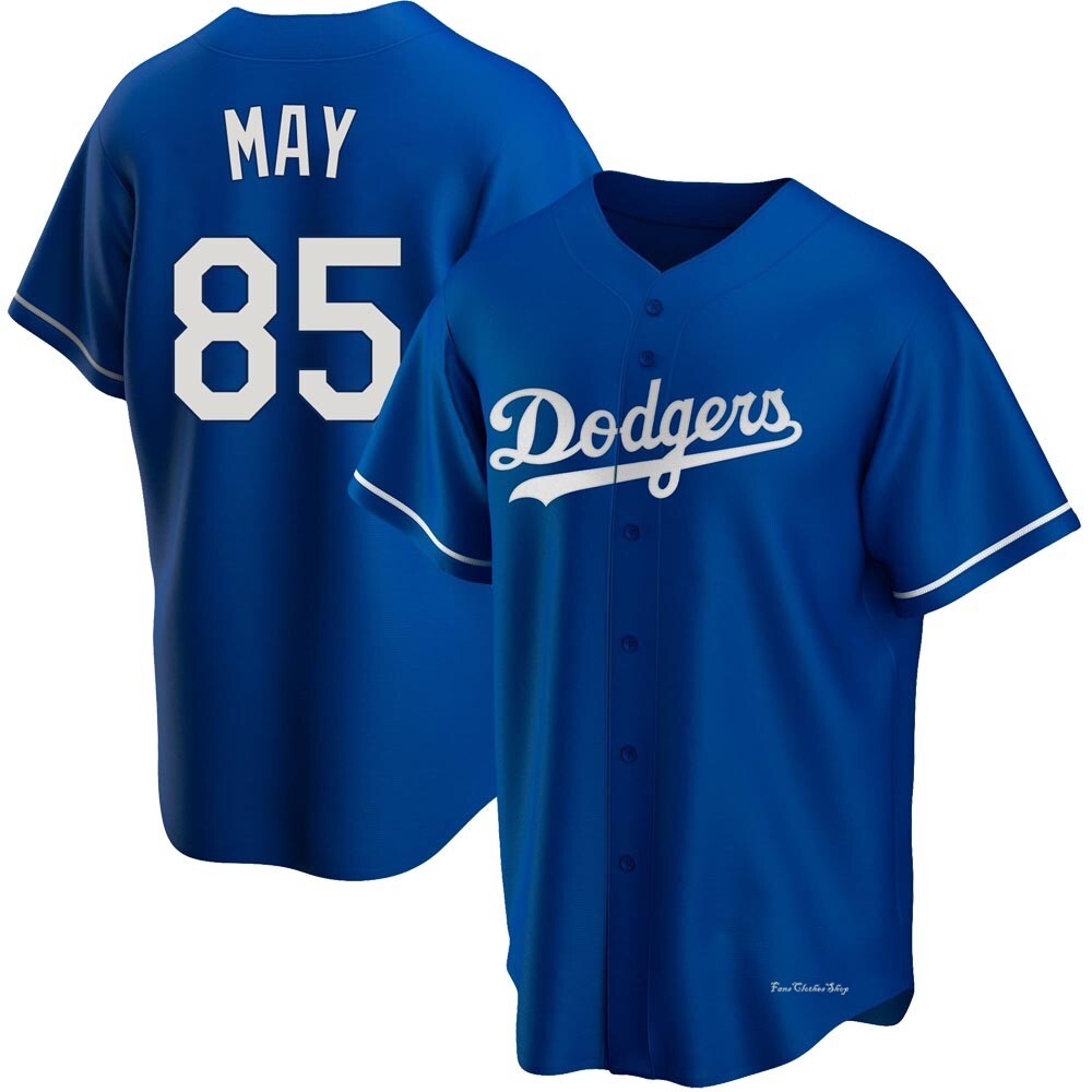 Men's Dustin May Los Angeles Dodgers Replica Royal Alternate Jersey