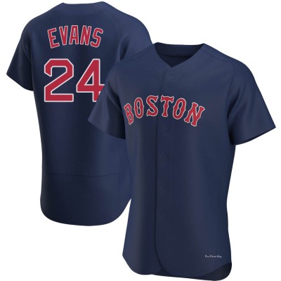 Men's Dwight Evans Boston Red Sox Authentic Navy Alternate Jersey
