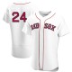 Men's Dwight Evans Boston Red Sox Authentic White Home Team Jersey