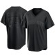 Men's Dylan Coleman Kansas City Royals Replica Black Pitch Fashion Jersey