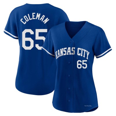 Men's Dylan Coleman Kansas City Royals Replica Royal 2022 Alternate Jersey
