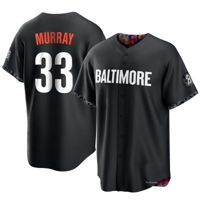 Men's Eddie Murray Baltimore Orioles Replica Black 2023 City Connect Jersey