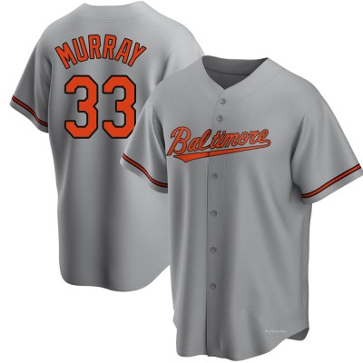 Men's Eddie Murray Baltimore Orioles Replica Gray Road Jersey