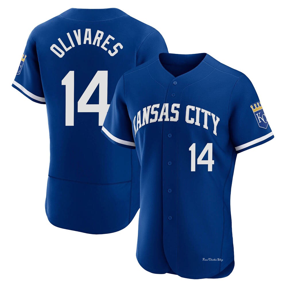 Men's Edward Olivares Kansas City Royals Authentic Royal 2022 Alternate Jersey