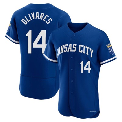 Men's Edward Olivares Kansas City Royals Authentic Royal 2022 Alternate Jersey