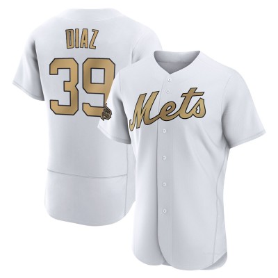 Men's Edwin Diaz New York Mets Game White Authentic 2022 All-Star Jersey