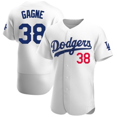 Men's Eric Gagne Los Angeles Dodgers Authentic White Home Jersey