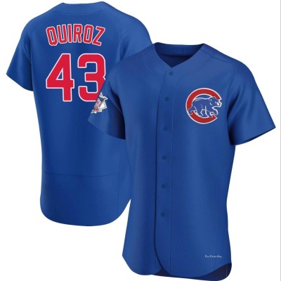 Men's Esteban Quiroz Chicago Cubs Authentic Royal Alternate Jersey