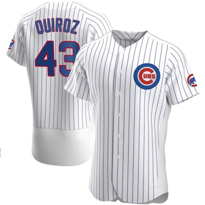 Men's Esteban Quiroz Chicago Cubs Authentic White Home Jersey