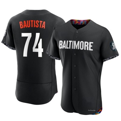 Men's Felix Bautista Baltimore Orioles Authentic Black 2023 City Connect Jersey