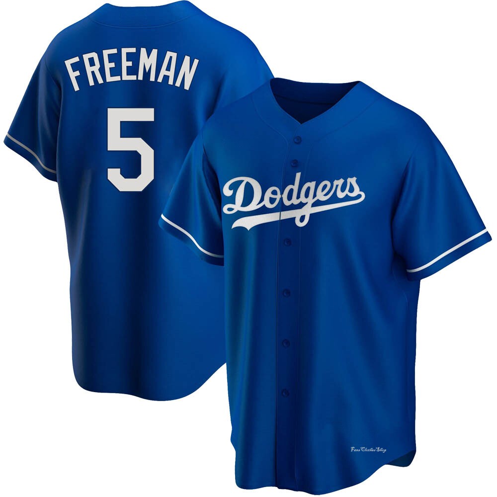 Men's Freddie Freeman Los Angeles Dodgers Replica Royal Alternate Jersey
