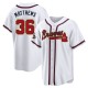 Men's Gary Matthews Atlanta Braves Replica Gold White 2022 Program Jersey
