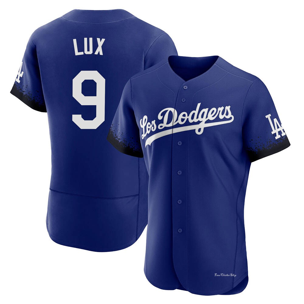 Men's Gavin Lux Los Angeles Dodgers Authentic Royal 2021 City Connect Jersey