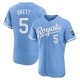 Men's George Brett Kansas City Royals Authentic Light Blue 2022 Alternate Jersey
