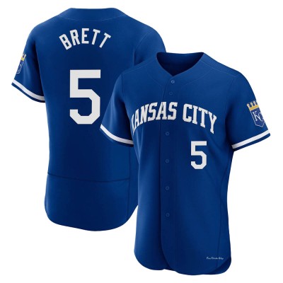 Men's George Brett Kansas City Royals Authentic Royal 2022 Alternate Jersey