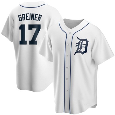 Men's Grayson Greiner Detroit Tigers Replica White Home Jersey