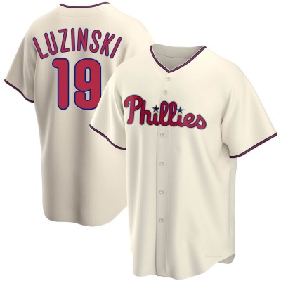 Men's Greg Luzinski Philadelphia Phillies Replica Cream Alternate Jersey