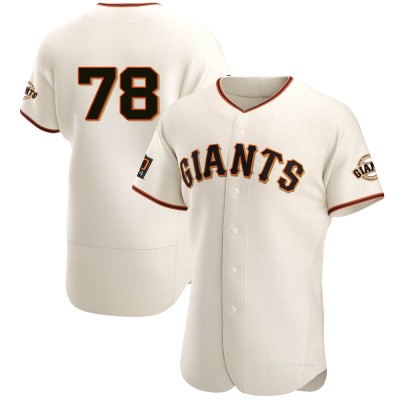 Men's Gregory Santos San Francisco Giants Authentic Cream Home Jersey