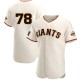 Men's Gregory Santos San Francisco Giants Authentic Cream Home Jersey