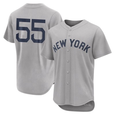 Men's Hideki Matsui New York Yankees Authentic Gray 2021 Field of Dreams Jersey