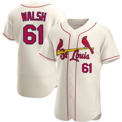 Men's Jake Walsh St. Louis Cardinals Authentic Cream Alternate Jersey