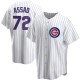 Men's Javier Assad Chicago Cubs Replica White Home Jersey