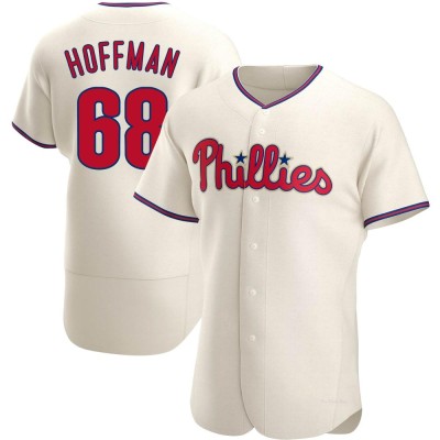 Men's Jeff Hoffman Philadelphia Phillies Authentic Cream Alternate Jersey