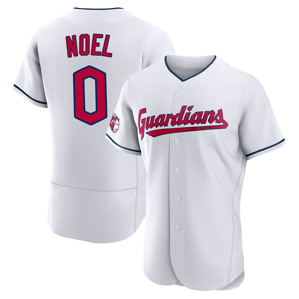 Men's Jhonkensy Noel Cleveland Guardians Authentic White Home Jersey ...