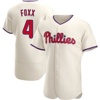 Men's Jimmy Foxx Philadelphia Phillies Authentic Cream Alternate Jersey