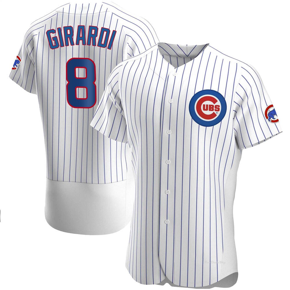 Men's Joe Girardi Chicago Cubs Authentic White Home Jersey