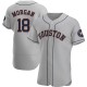 Men's Joe Morgan Houston Astros Authentic Gray Road Jersey