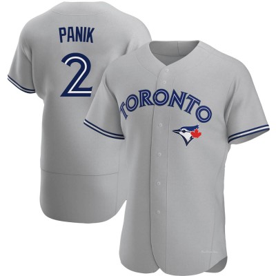 Men's Joe Panik Toronto Blue Jays Authentic Gray Road Jersey