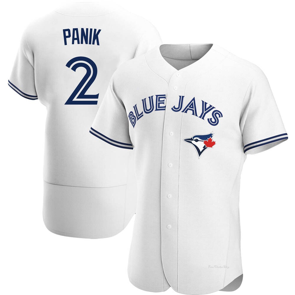 Men's Joe Panik Toronto Blue Jays Authentic White Home Jersey
