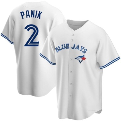 Men's Joe Panik Toronto Blue Jays Replica White Home Jersey