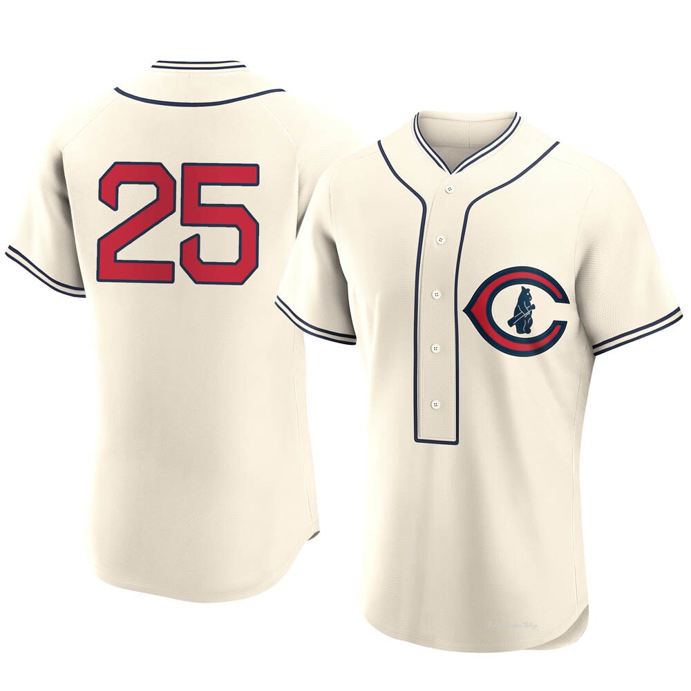 Men's Jonathan Lucroy Chicago Cubs Authentic Cream 2022 Field Of Dreams Jersey