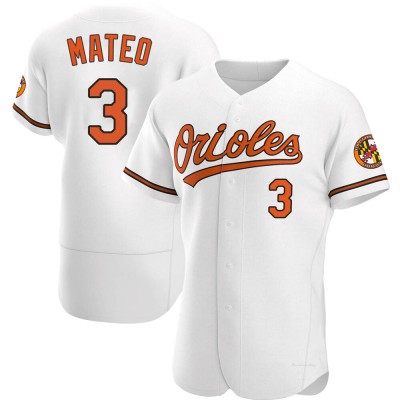 Men's Jorge Mateo Baltimore Orioles Authentic White Home Jersey