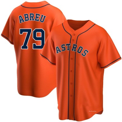 Men's Jose Abreu Houston Astros Replica Orange Alternate Jersey