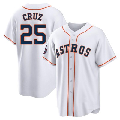 Men's Jose Cruz Jr. Houston Astros Replica White 2022 World Series Champions Home Jersey