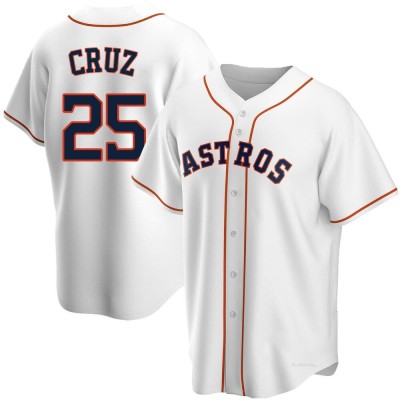 Men's Jose Cruz Jr. Houston Astros Replica White Home Jersey