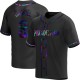 Men's Juan Samuel Philadelphia Phillies Replica Black Holographic Alternate Jersey