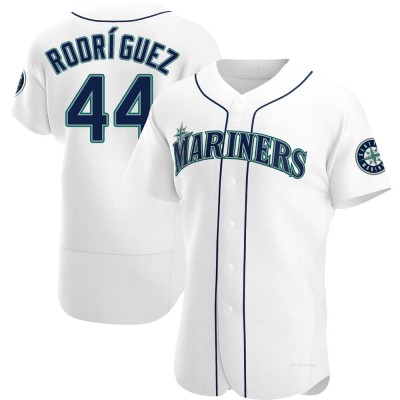 Men's Julio Rodriguez Seattle Mariners Authentic White Home Jersey