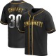 Men's Ken Griffey Cincinnati Reds Replica Black Golden Alternate Jersey